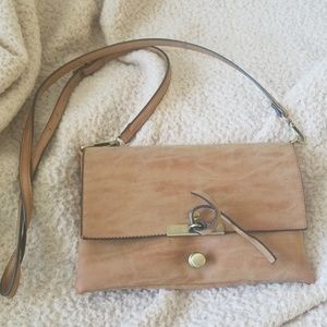 Beautiful light brown crossbody/clutch